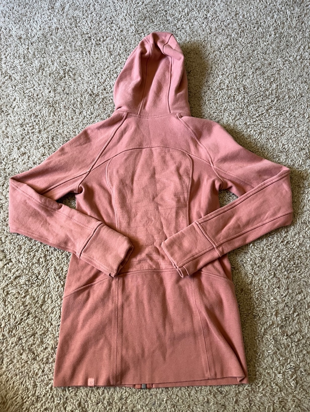 Lululemon Pink Hooded Zip-Up Long Sleeve Jacket Size 4 - Picture 5 of 5